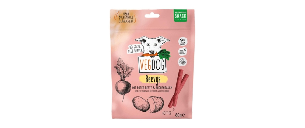 Vegdog Collation Beevys 80 g