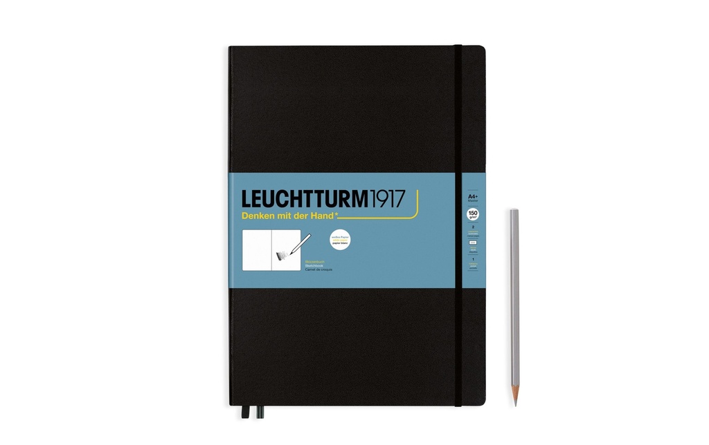 Leuchtturm Cahier à colorier Master A4 +, noir