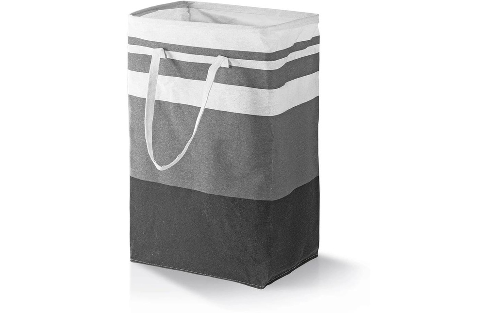 EASYmaxx Panier de rangement pliable set de 2 75 l - Gris/Blanc