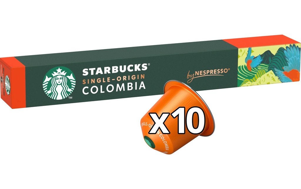 Starbucks Capsules de café Colombia Medium Roast 10 pièces