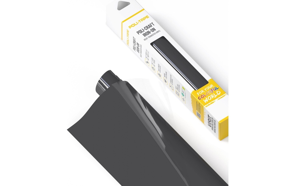 Poli-Tape Film thermocollant Poli-Flex turbo, 30.5 x 122 cm, anthracite