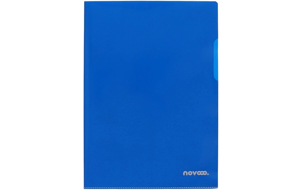 novooo. Pochette transparente Chemises transparentes Professional bleu, 10 pièces