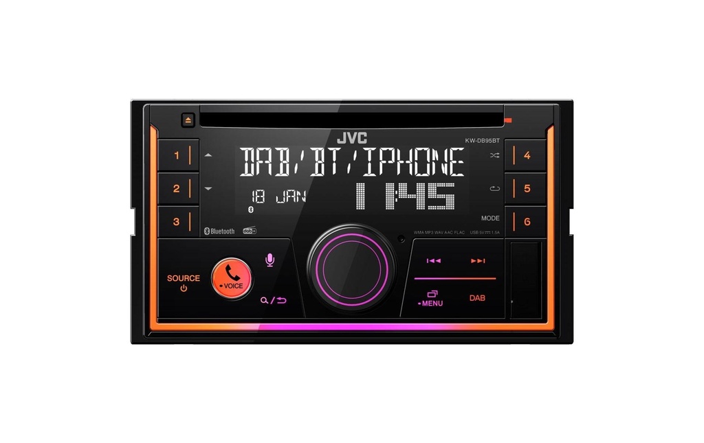 JVC Autoradio KW-DB95BT 2 DIN