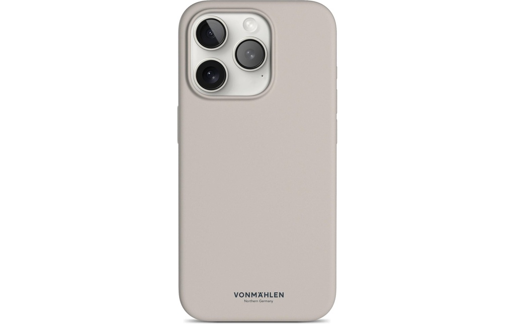 Vonmählen Coque arrière Eco Silicone iPhone 15 Pro Max Cream