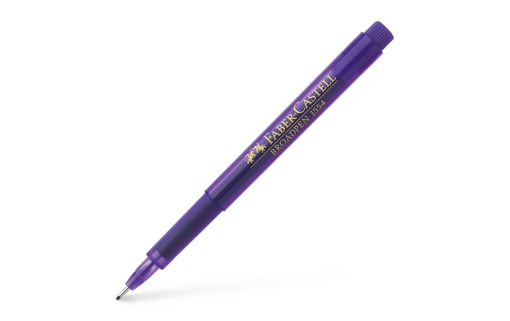 Faber-Castell Fineliner Broadpen 1554 0.8 mm, Violet