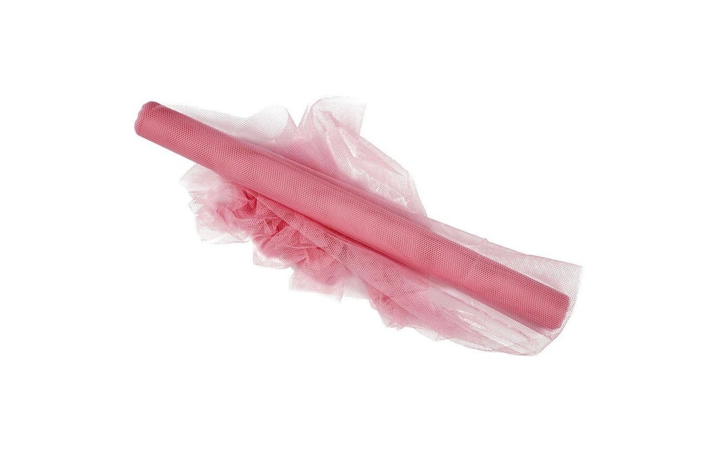 Creativ Company Tulle  50 cm x 5 m rose