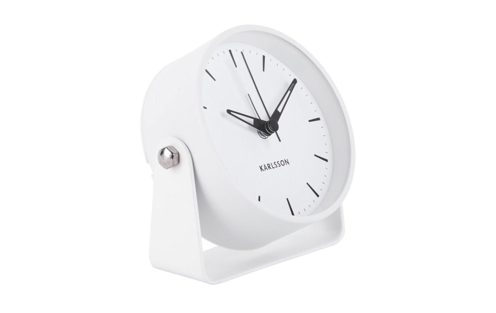 KARLSSON Réveil classique Calm Blanc