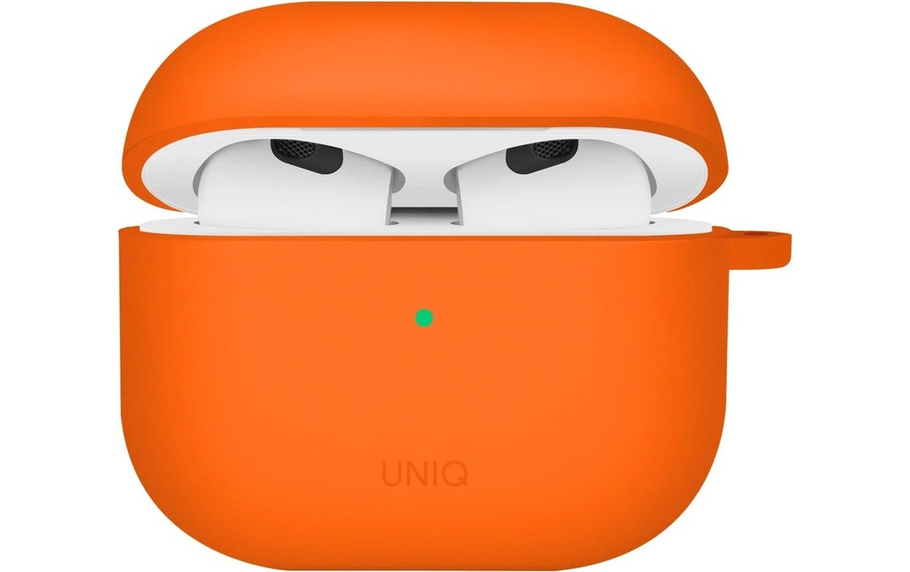 Uniq Mallette de transport Nexo Silicone AirPod 4ème génération Orange