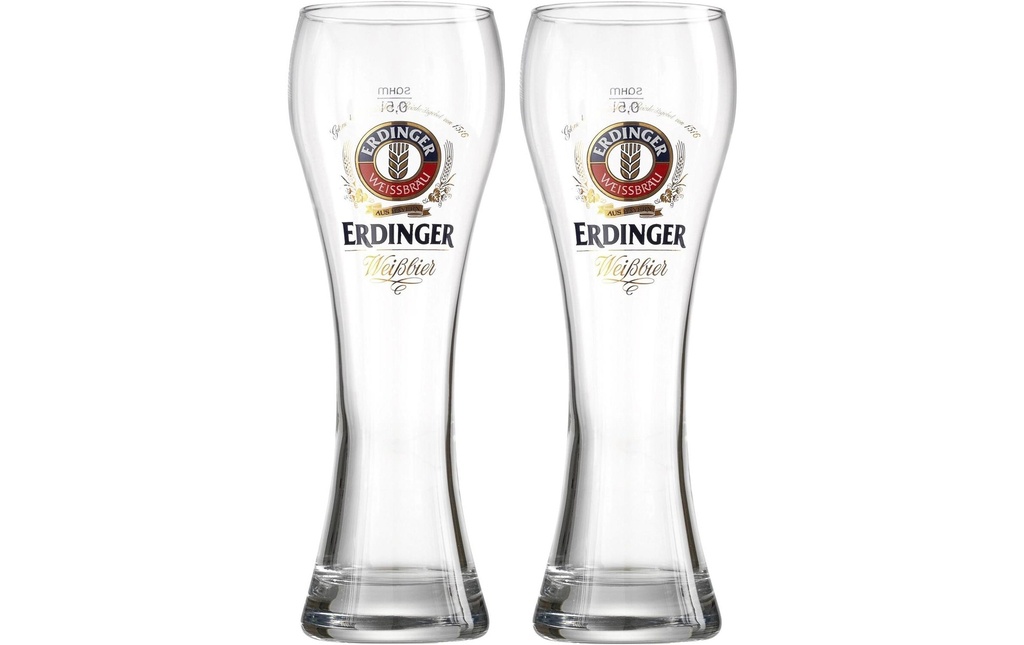 Ritzenhoff & Breker Verre à bière Erdinger 500 ml, 2 pièces