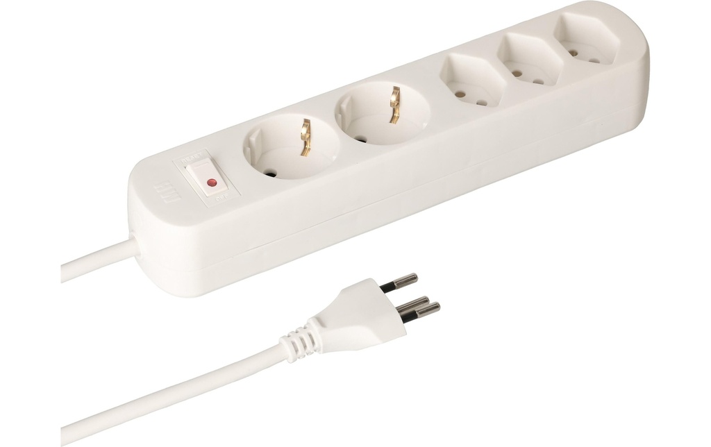 Max Hauri Bloc multiprises Basic-Line 3xT13, 1.5 mètres
