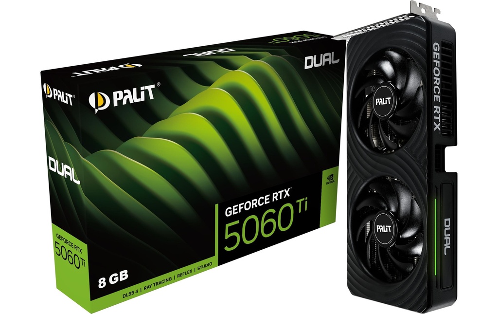 Palit Carte graphique GeForce RTX 5060 Ti double 8 GB