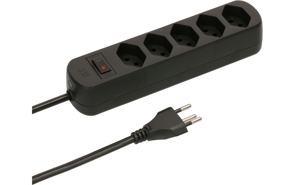 Max Hauri Bloc multiprises Basic-Line 5x T13