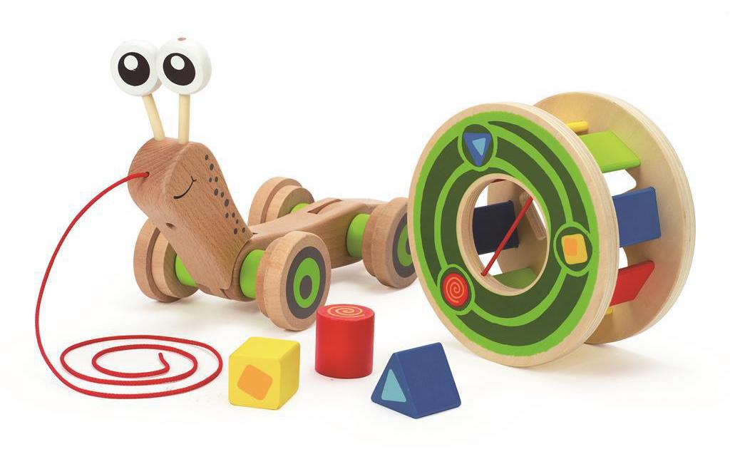 Hape Jouet à tirer Tarière à traction