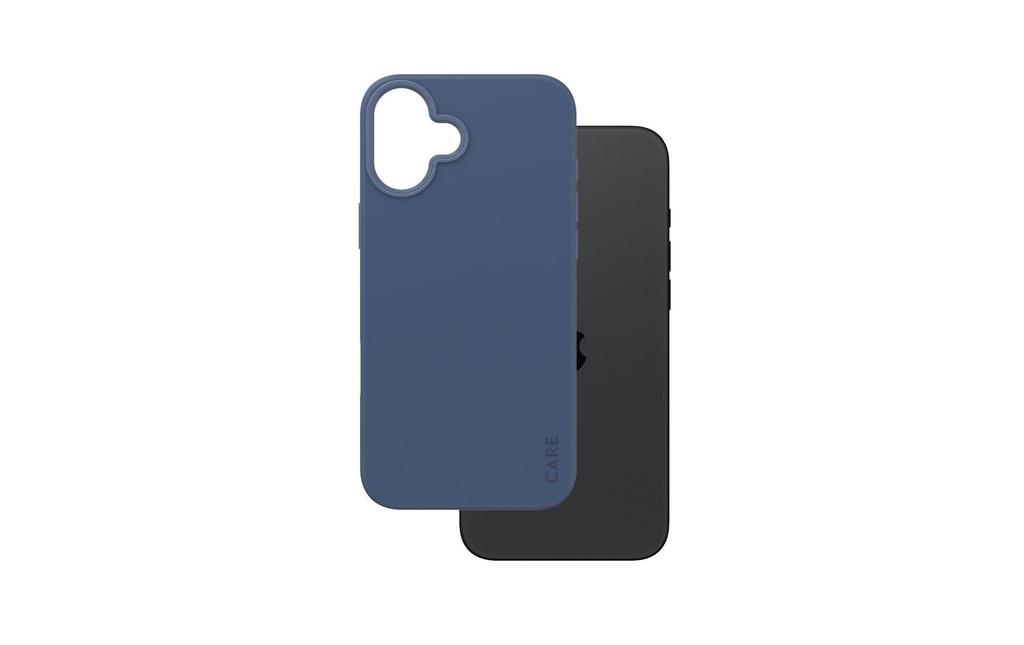 CARE Coque arrière Fashion iPhone 16 Plus Bleu