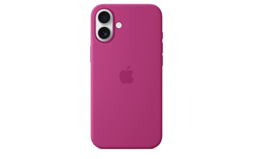 Apple Etui en silicone avec MagSafe iPhone 16 Plus Fuchsia