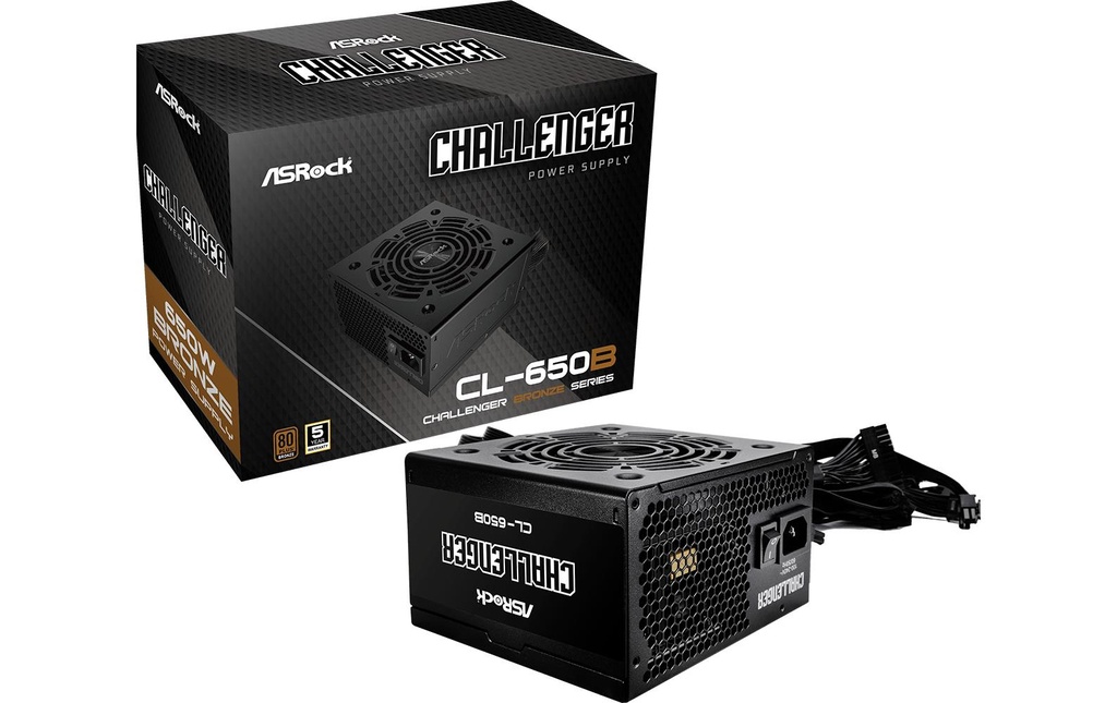 ASRock Bloc d’alimentation Challenger CL-650B 650 W
