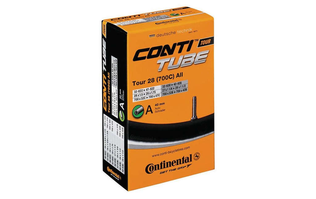 Continental Chambre à air de vélo MTB Longueur de vanne 40mm