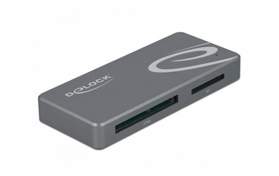 Delock Card Reader Extern 91754 USB-A/C pour CFast et SD