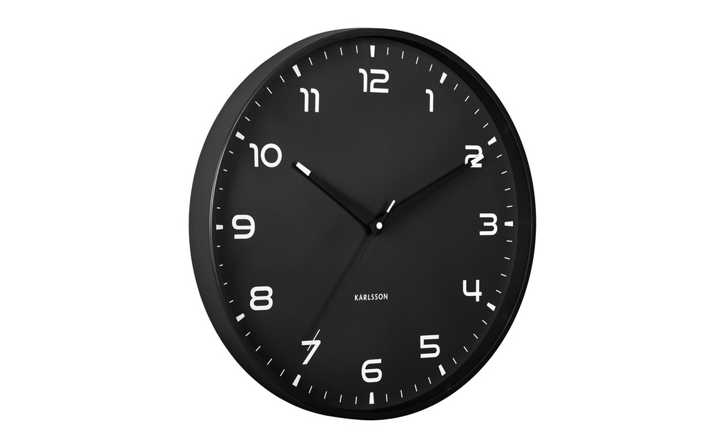 KARLSSON Horloge murale Orgullo Ø 40 cm, Noir
