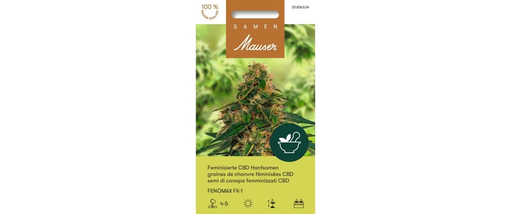 Samen Mauser Semence Cannabis Fenomax