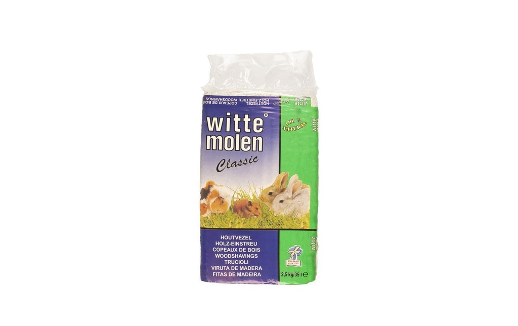 Witte Molen Litière Top Fresh Fibre de bois, 2.5 kg