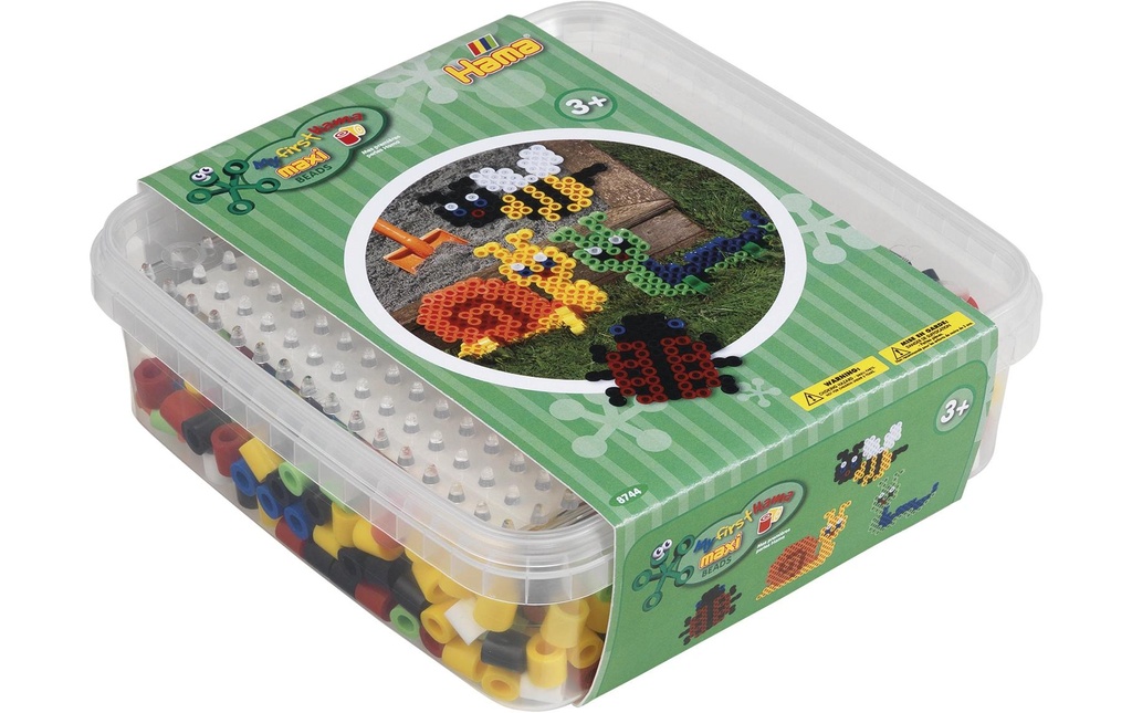 Hama Kits de perles à repasser Maxi motifs de jardin 600 perles Multicolore