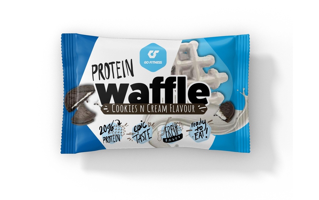 Go Fitness Nutrition Protein Waffle Box 1 x 50 g, Cookie