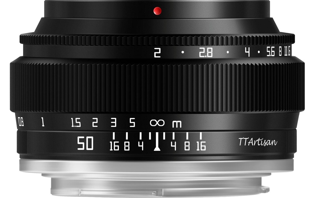 TTArtisan Longueur focale fixe 50mm F/2 – Fujifilm X-Mount