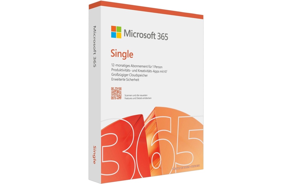 Microsoft 365 Personal Boîte, 1 Utilisateur, Allemand