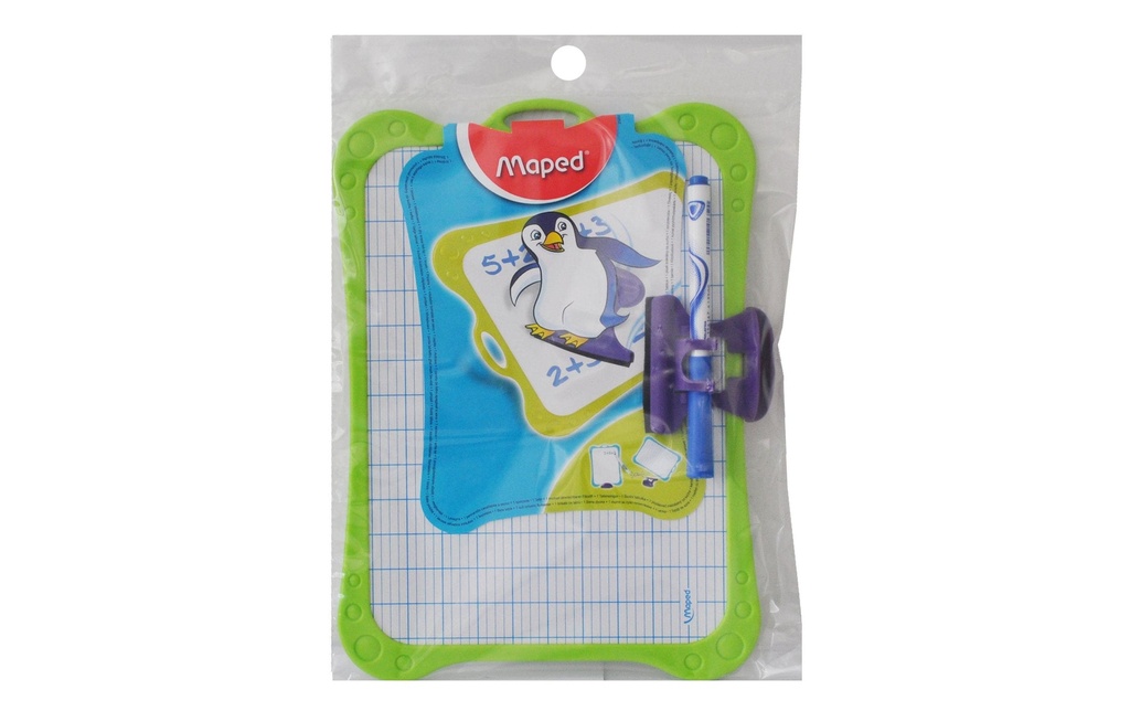 maped Tableau de peinture Mur blanc avec accessoires pour les enfants hétéroclite