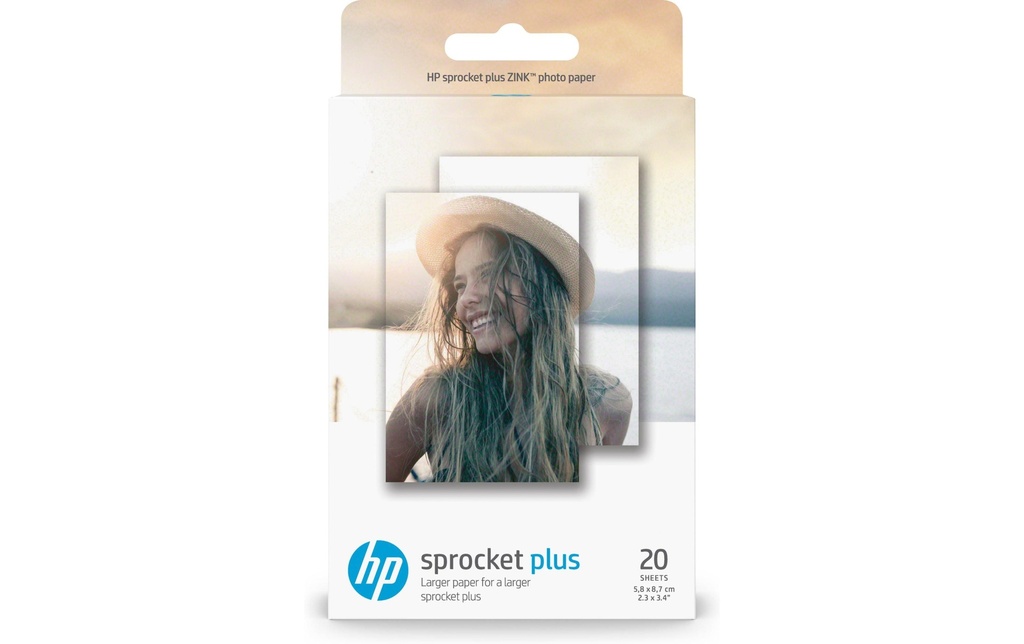 HP Papier photo Sprocket Plus 5,8 x 8.7 cm 20 Pièce/s
