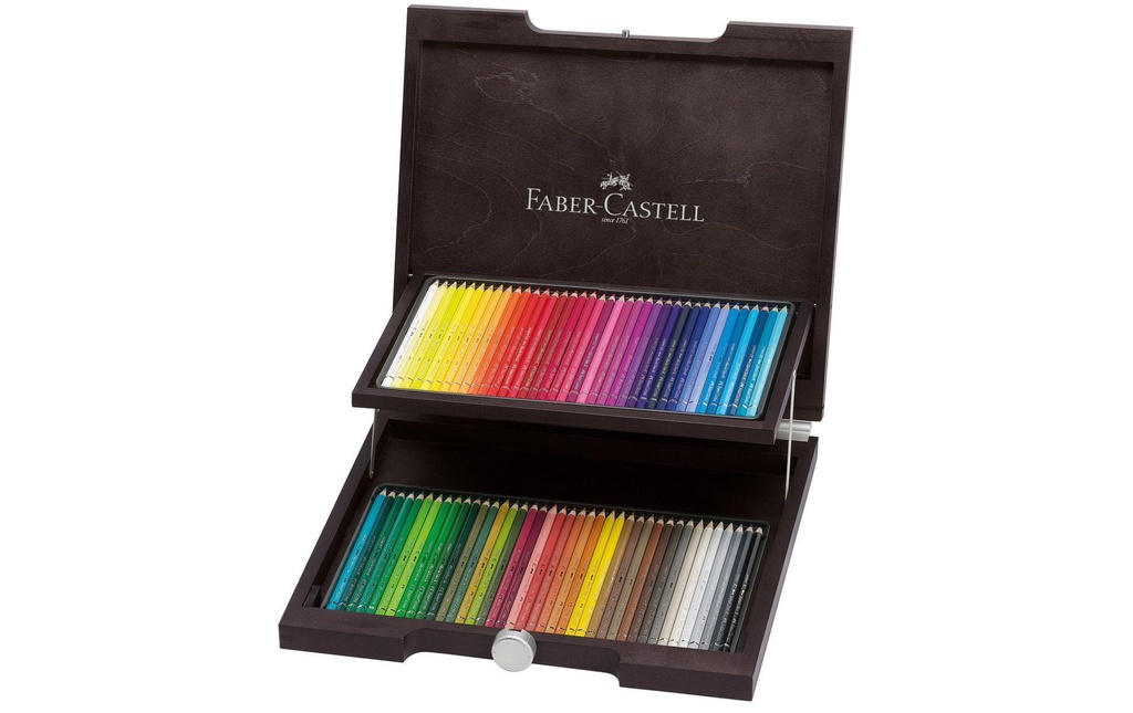 Faber-Castell Crayons de couleur Albrecht Dürer Coffret en bois de 72
