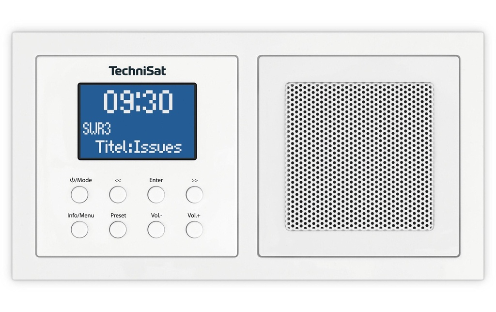 Technisat Radio DAB+ DigitRadio Up 1 Blanc