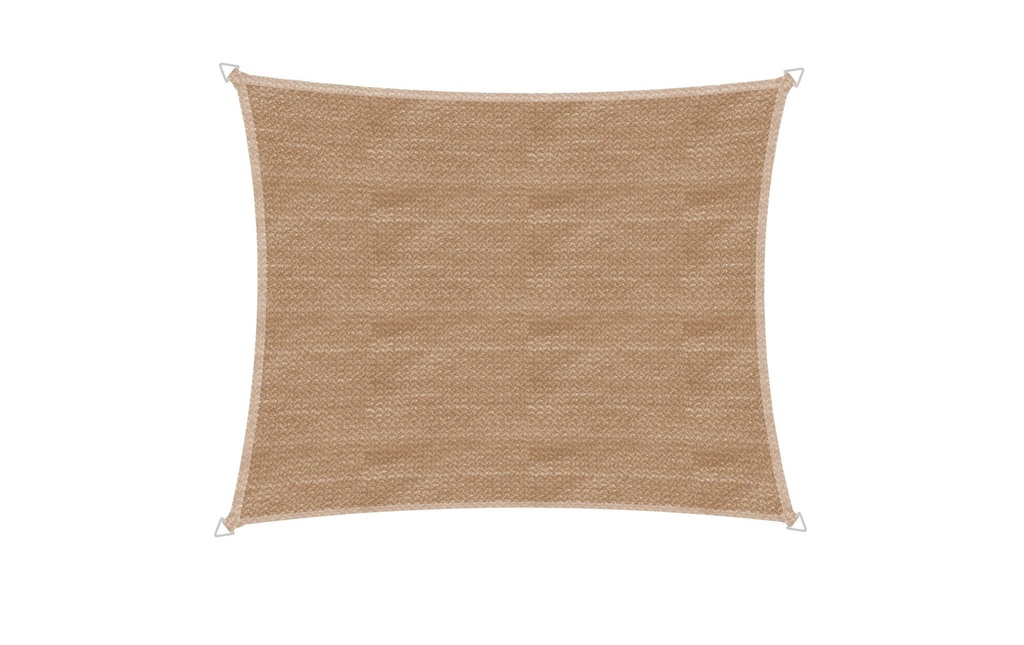 Windhager Voile d’ombrage Capri, 400 x 500 cm, angulaire, roseaux