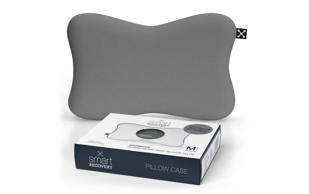 Smartsleep Taie d’oreiller Recovery M 50 x 32 x 11.5 cm, Gris