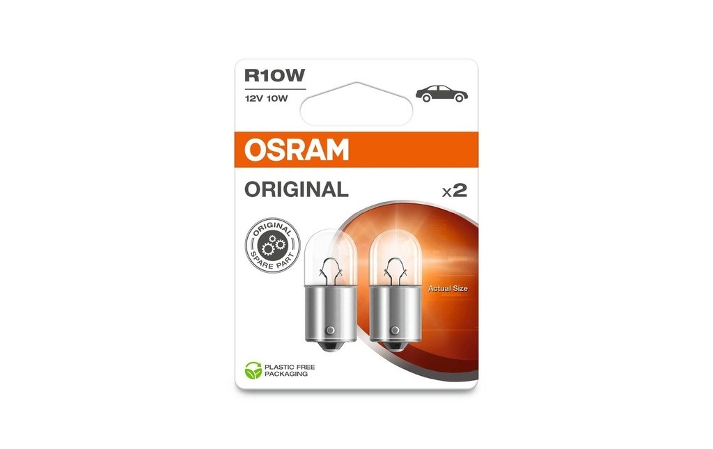 OSRAM Témoins lumineux Original R10W BA15 s Voiture de tourisme