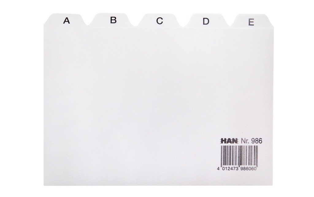 HAN Registre A-Z, A6 horizontal
