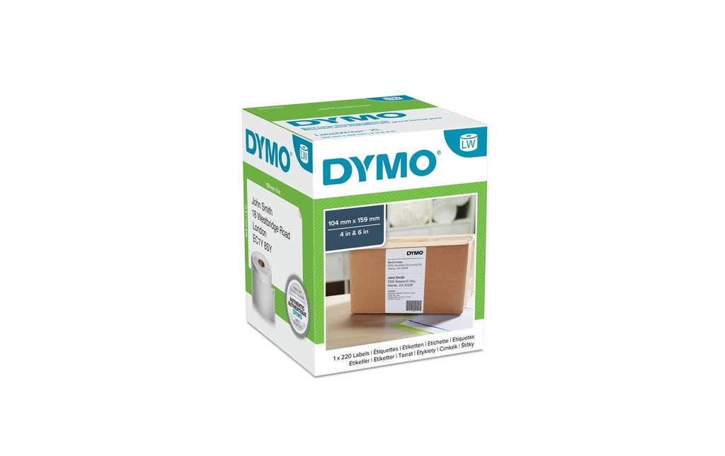 DYMO Dymo étiqu.paquet blanc XL