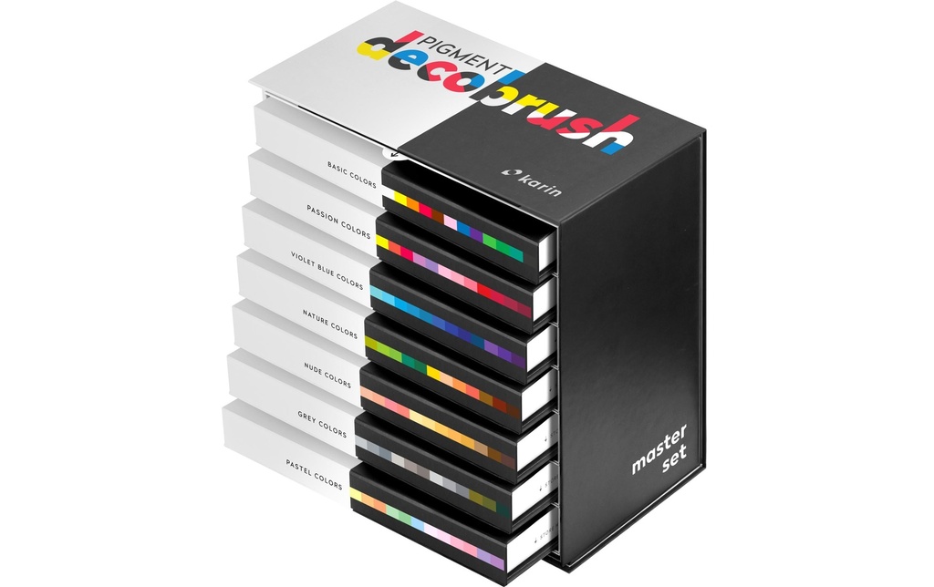 Karin Brushpen Pigment Deco Brush 84 couleurs