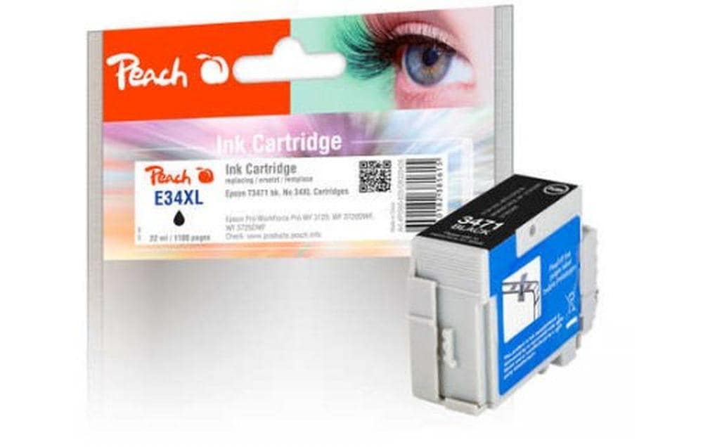 Peach Encre pour Epson No. 34XL (T3471) noir