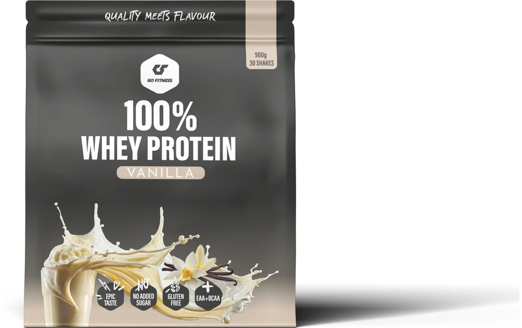 Go Fitness Poudre 100% Whey Protein Vanille 900 g