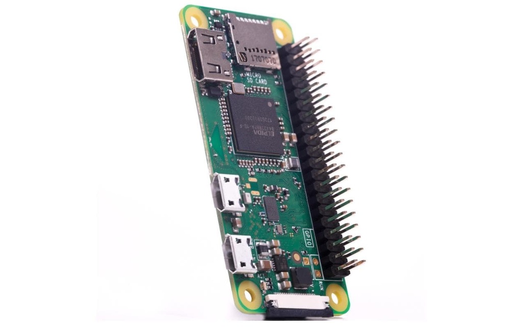 Raspberry Pi Carte de développement Raspberry Pi Zero W 512 Mo avec en-tête GPIO