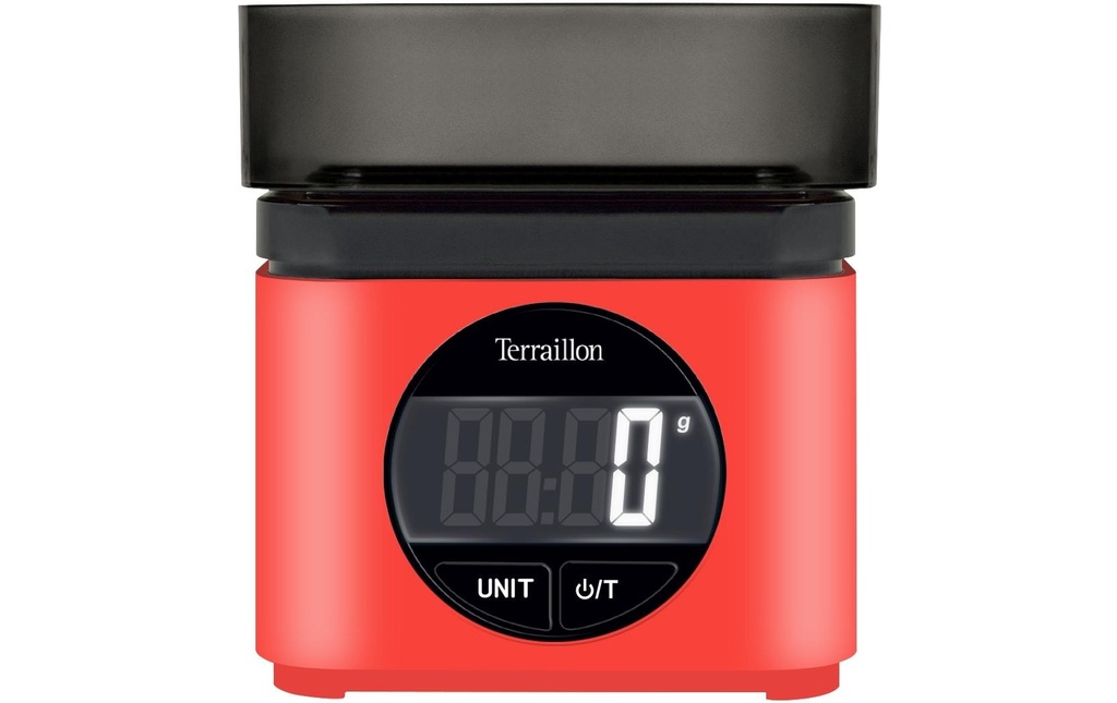 Terraillon Balance de cuisine BA22 Mythic 70's Rouge