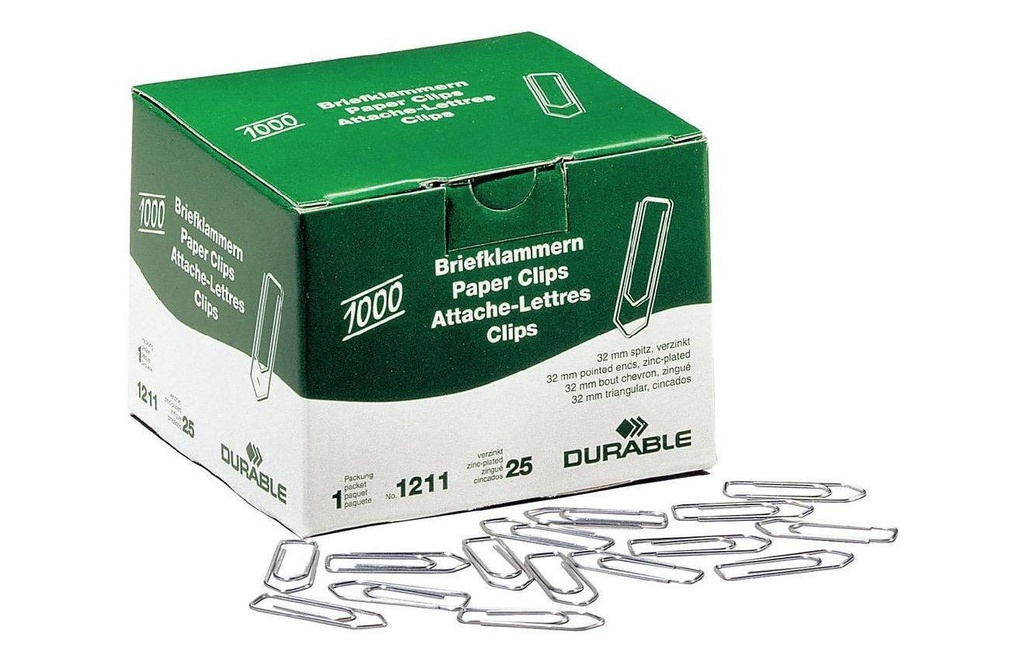 DURABLE Trombone 32 mm 1000 Pièce/s