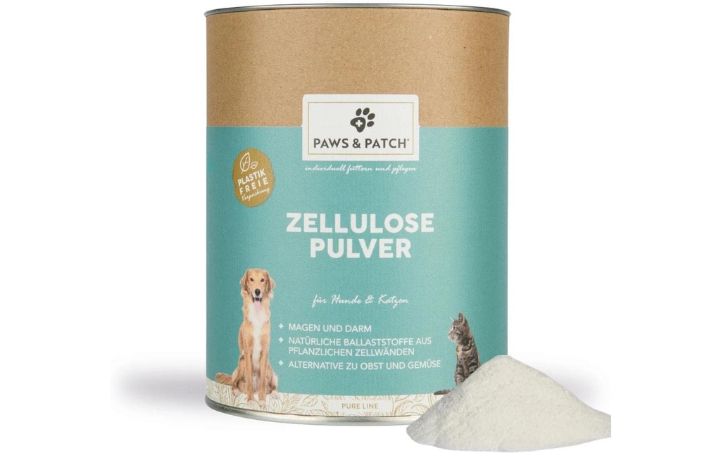 Paws & Patch Supplément alimentaire pour chiens Poudre de cellulose 250 g