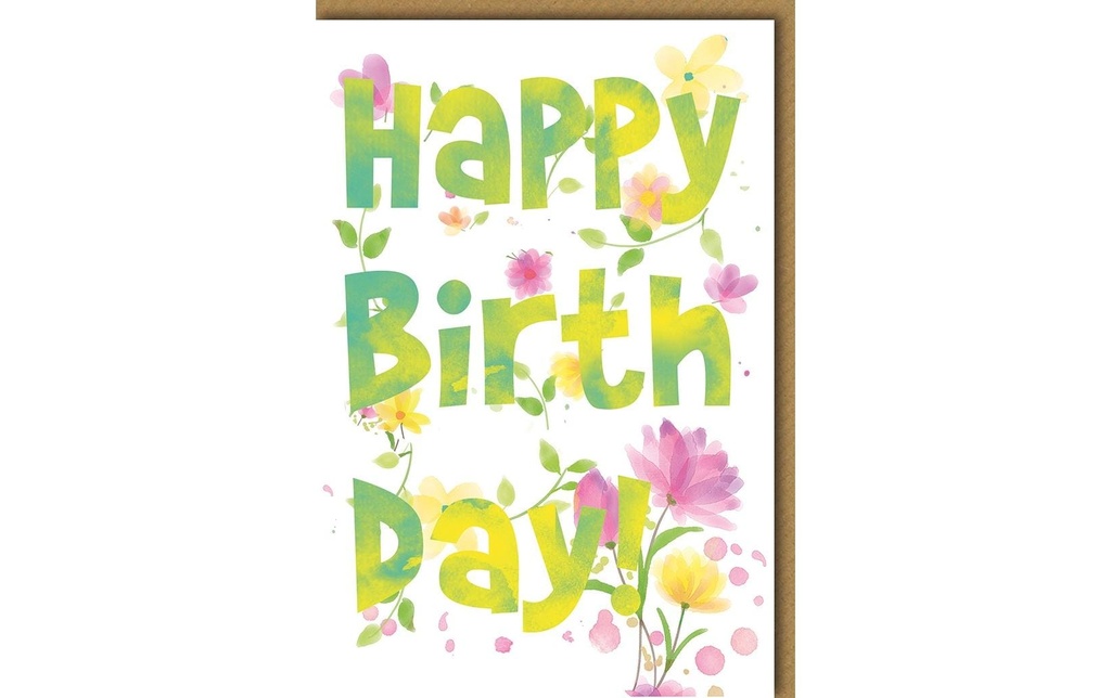 Braun + Company Carte de félicitations Anniversaire 11.5 x 17 cm, enveloppe incluse