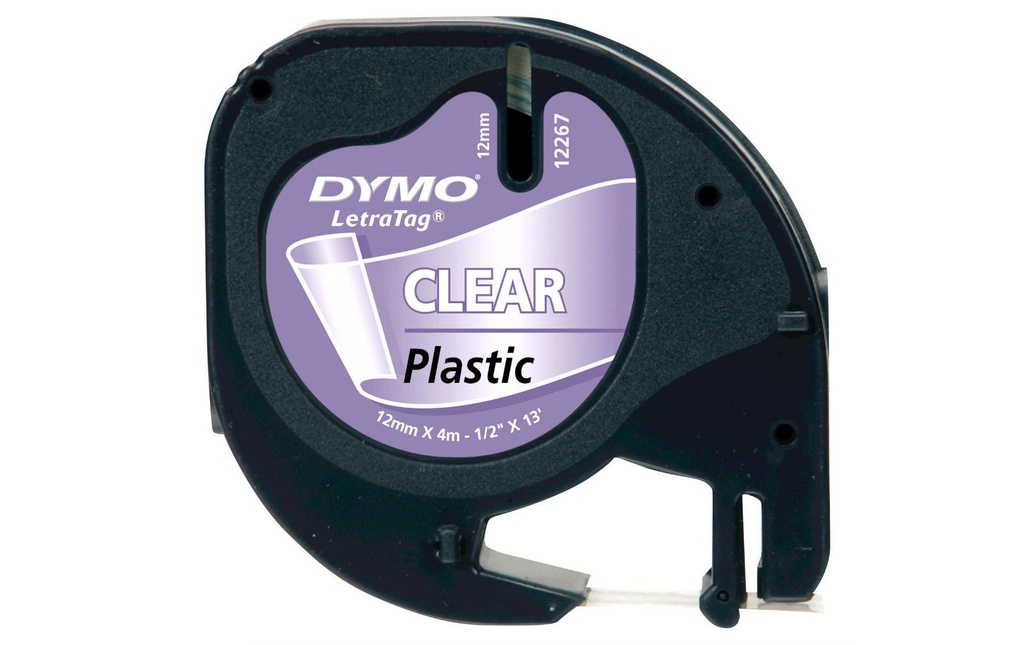 DYMO Dymo LT-ruban plast.12mm tran.