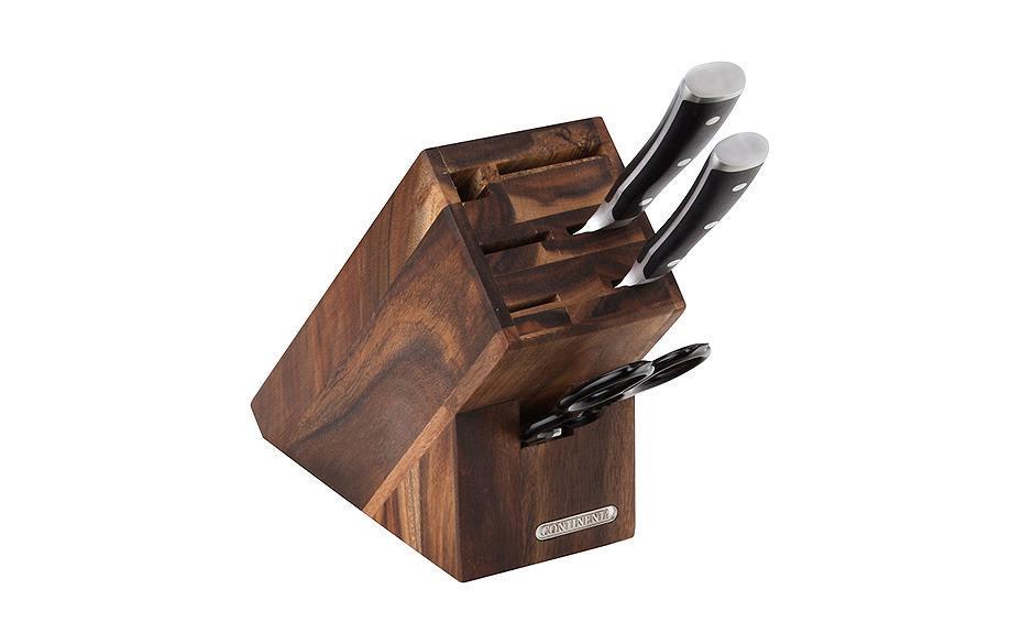 Continenta Bloc de couteaux non assemblé, 6 acacia