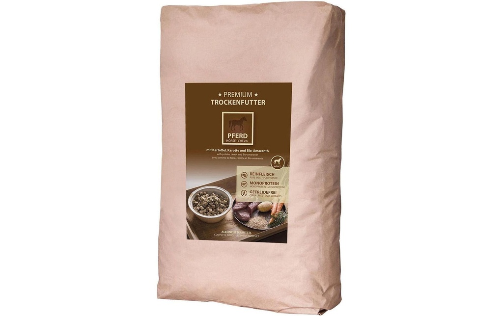 Escapure Alimentation sèche Cheval Premium 12 kg