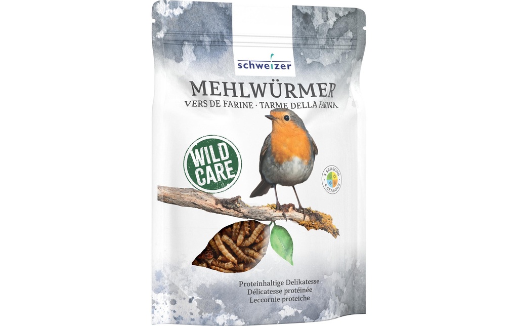 Eric Schweizer Nourriture pour oiseaux Des vers de farine, 250 g
